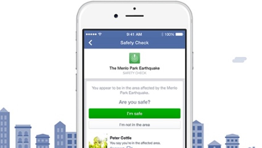Facebook Safety Check will help tell friends you're safe during disasters