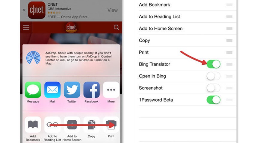 How to translate websites in Safari on iOS 8